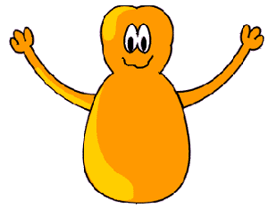 Gif câlin orange